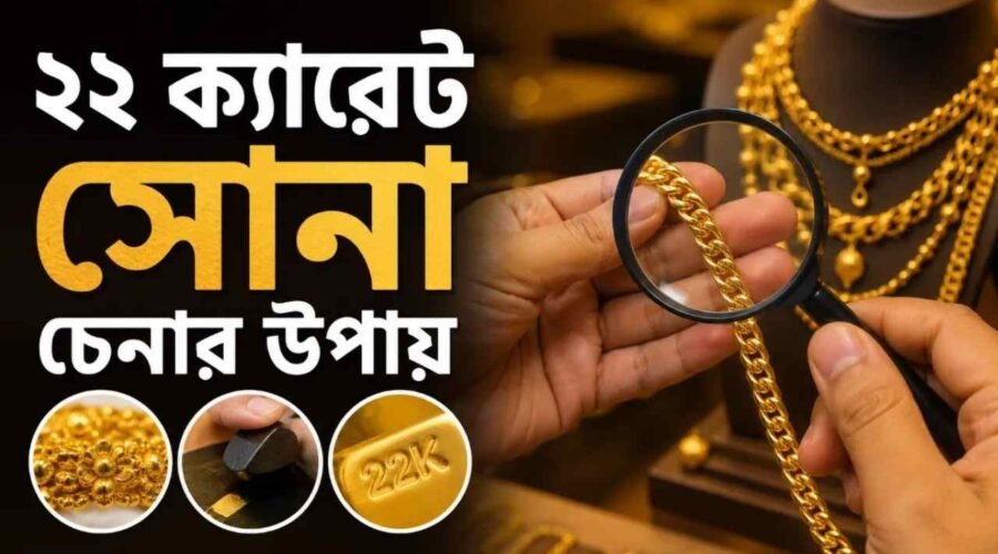 ২২ ক্যারেট সোনা চেনার উপায়। আসল ও নকল পার্থক্য নির্ণয়