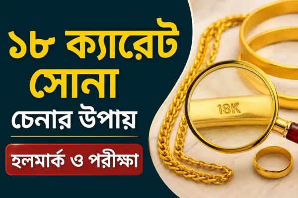 ১৮ ক্যারেট সোনা চেনার উপায় | হলমার্ক ও পরীক্ষার সহজ ২০২৬